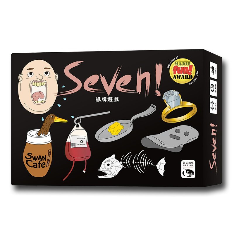 【新天鵝堡桌遊】SEVEN! - 桌遊/卡牌 - 紙 多色