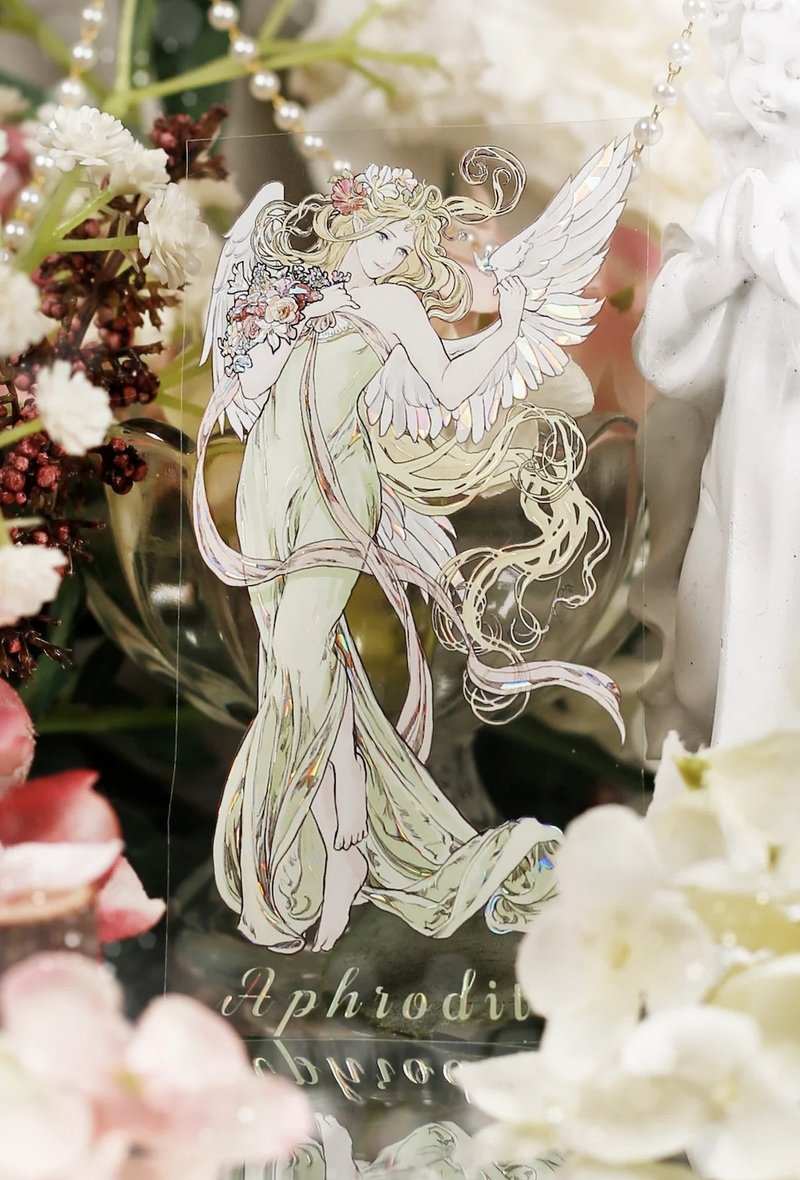 神衹的流光 花と光の花神たち 慕夏風 PET 紙膠帶 貝殼光 10米卷 - 紙膠帶/和紙/PET - 其他材質 多色