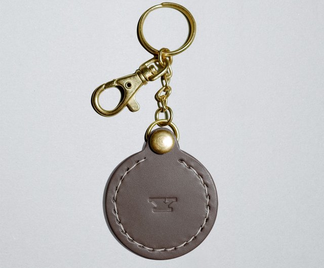 Buttero _ Leather Keychain , Keyring (3 colors / engraving service