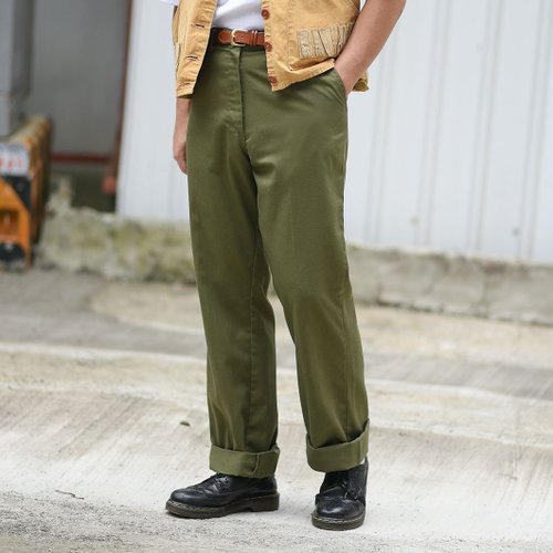 ▪️40‘s【BOY SCOUT】 VINTAGE PANTS Boy Scouts Of America Uniform Pants Men 39x28 Green Union