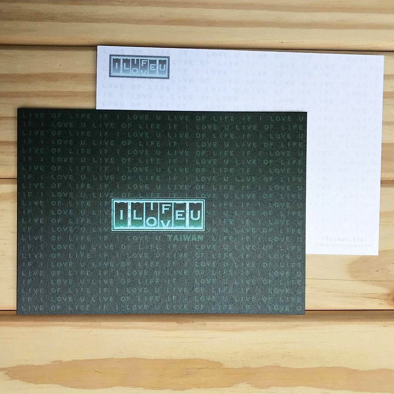 iTaiwanポストカード/コードリスト - カード・はがき - 紙 ブラック