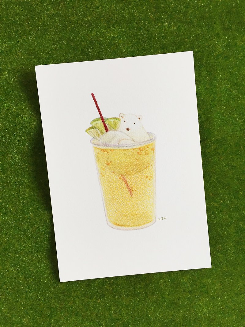 Lyme soda -postcard - Cards & Postcards - Paper Yellow