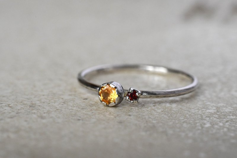 Tokimeki Spessartite Garnet Garnet - General Rings - Other Metals Yellow