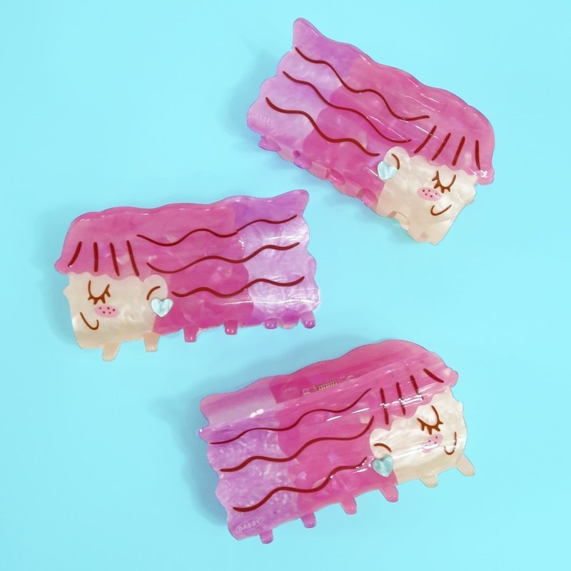 DADDY | Wendy Hair Claws, cute Wendy pattern hair clip - Hair Accessories - Other Metals 