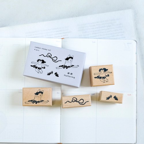 Journal Stamp Set - By the Window