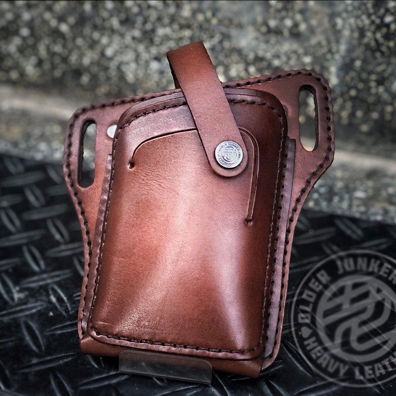 スマホケース | シンプル無地 - スマホケース・カバー - 革 ブラウン