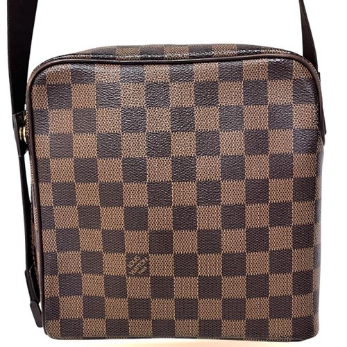 ルイヴィトン オラフPM ショルダーバッグ ダミエ PVC N41442 良品 本物 Louis Vuitton ルイヴィトン オラフPM ショルダーバッグ