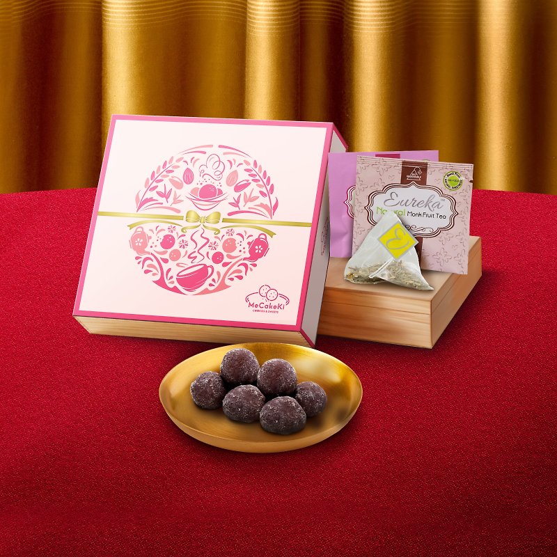【 Buy 4,Get 20%off !】CNY Fortune Cookie Gift Box A - Handmade Cookies - Other Materials Green
