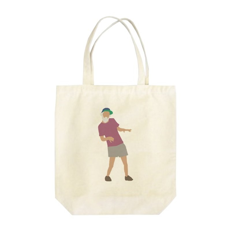 Good Life #5 Tote Bag - Handbags & Totes - Cotton & Hemp White