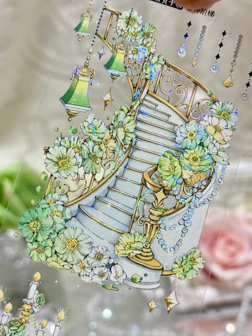 2832 PET 6cm×10m 谱乐章 海外マスキングテープ 2832 PET 6cm×10m 谱乐章 海外マスキングテープ