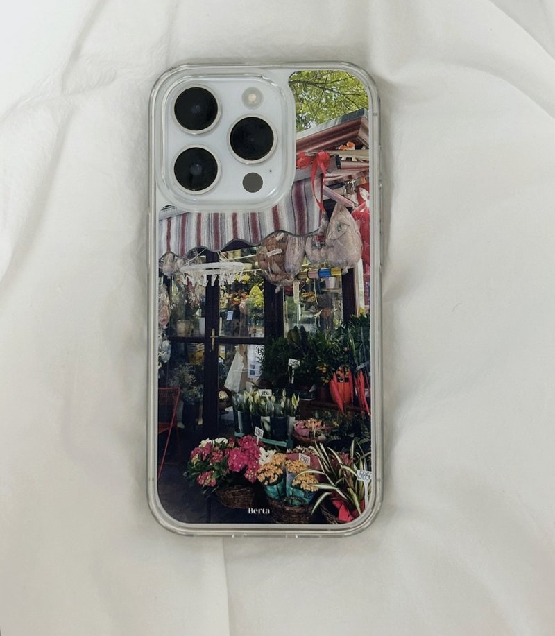 flower store iphone clear case 16 15 - Phone Cases - Other Materials 