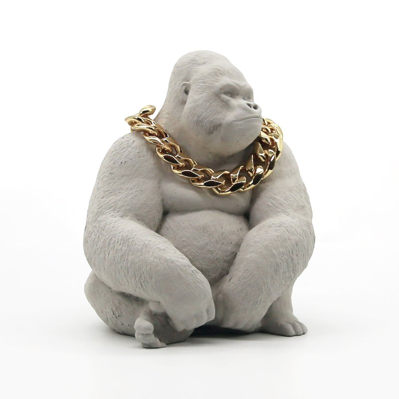 ANIKI Gorilla I 阿尼基大猩猩擴香石 I 手鍊座 I 附5mi精油－ - 香氛/精油/擴香 - 水泥 