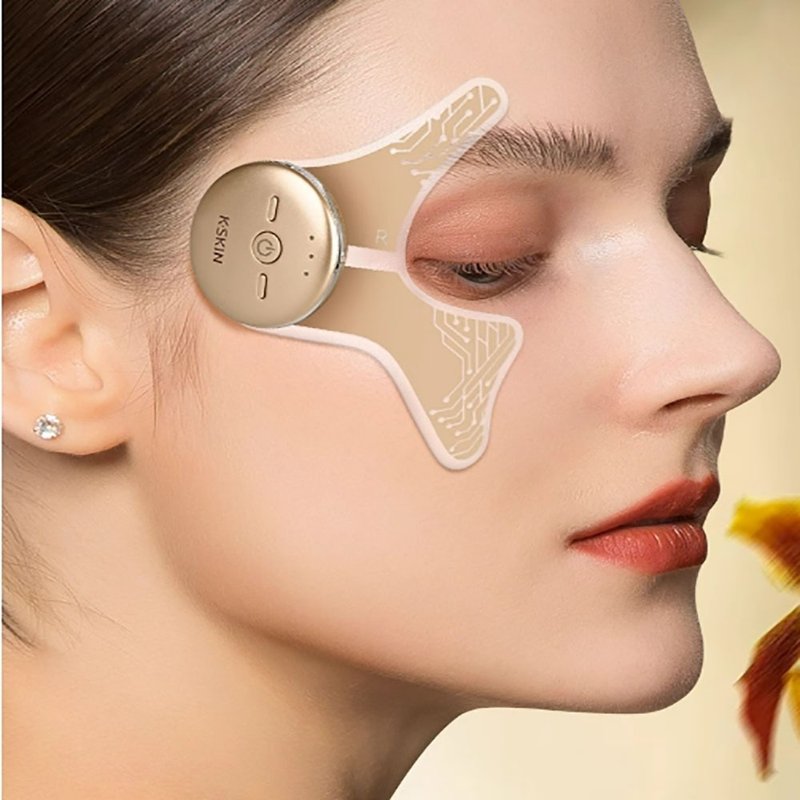 【Free Shipping】Jindao Lifting and Firming Eye Area Massager to Relieve Dark Circles and Lighten Eye Lines Eye Massager Beauty Instrument - Facial Massage & Cleansing Tools - Other Materials Gold