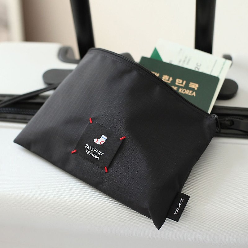 2NUL Small Socks Passport Multi-Pack - Wide Edition, TNL85755 - กระเป๋าเครื่องสำอาง - ไนลอน สีดำ