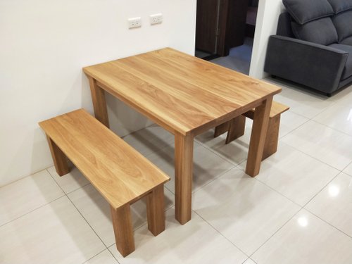 無垢材のダイニングテーブル-【クラシック】スクエアレッグダイニング