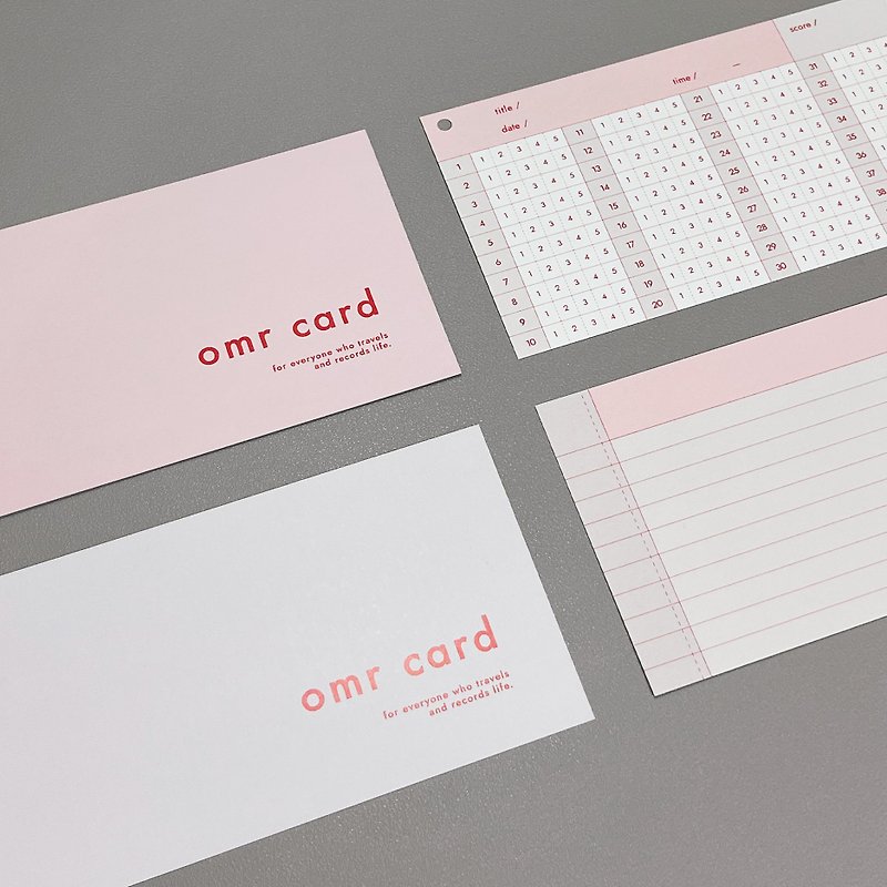 Spring OMR Card - 便條紙/便利貼 - 紙 