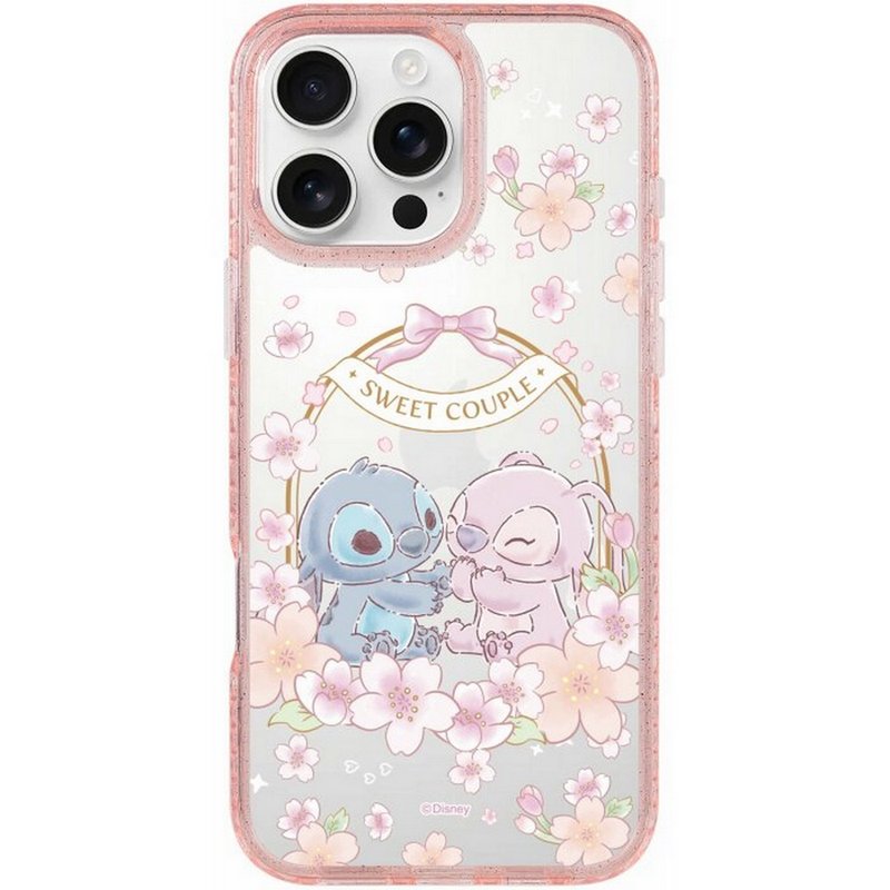迪士尼 史迪奇 iPhone 16 Samsung S25 氣墊標準防摔鏡面手機殼 - 手機殼/手機套 - 塑膠 多色