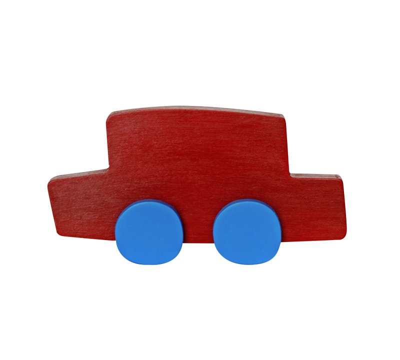 Red Car object - ของวางตกแต่ง - ไม้ สีแดง