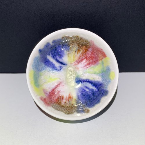 油絵(氷の結晶) 氷の結晶油絵風景ラウンドカップ/Qiu Yuning/Yingge Shao/A49