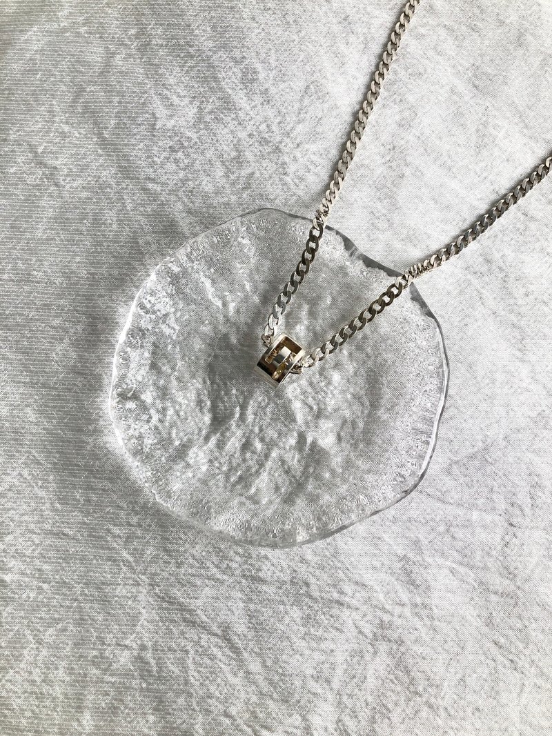 【 日本直送　名牌中古包 】GUCCI グッチ ネックレス カットアウト G SILVER925 vintage ヴィンテージ オールド ctw2zj - 項鍊 - 純銀 銀色
