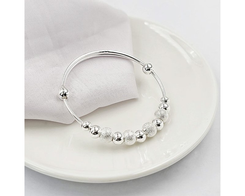 I ZhuzhuI 925 sterling silver bracelet - สร้อยข้อมือ - เงินแท้ สีเงิน