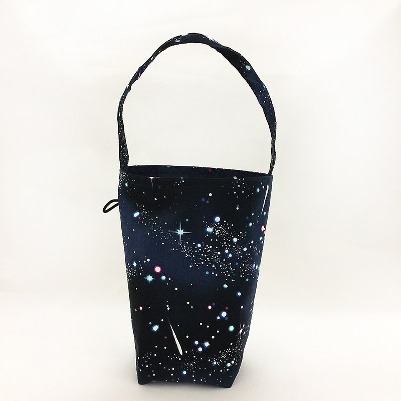 Starry Sky Outing Bag Tote Bag Drink Bag Waterproof Tote Bag - Handbags & Totes - Cotton & Hemp 