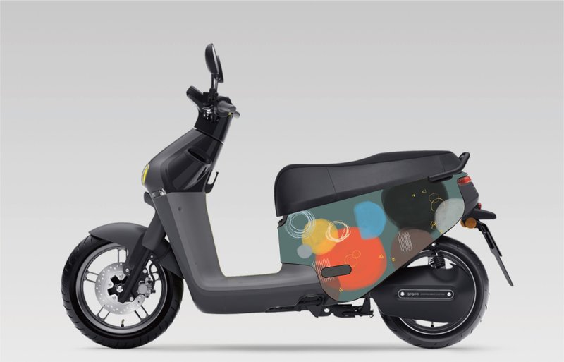 Gogoro 防刮車套 2代 3代 viva, mix  Ai1 Ai3 UR2  幾何圖形 系 - 其他 - 聚酯纖維 