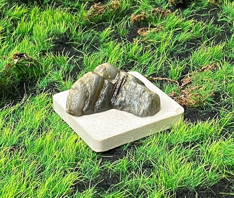 能量擺飾-天然山形黃光拉長石原石 能量 療癒 旺姻緣 財運水晶 - 擺飾/家飾品 - 水晶 黃色