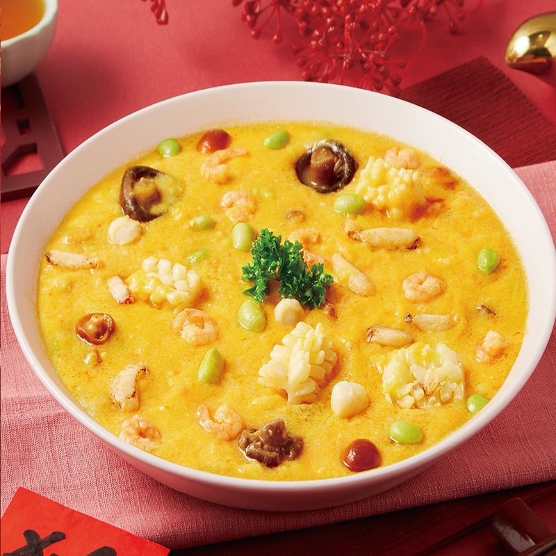 (Pre-order) [The Regent Taipei] Golden Sand Seafood Pot - 1000g (350g net weight of solids) - อื่นๆ - วัสดุอื่นๆ สีแดง