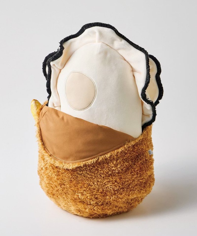 【YOU+MORE!】酥炸牡蠣抱枕外套-抱枕另購 - 枕頭/抱枕 - 聚酯纖維 