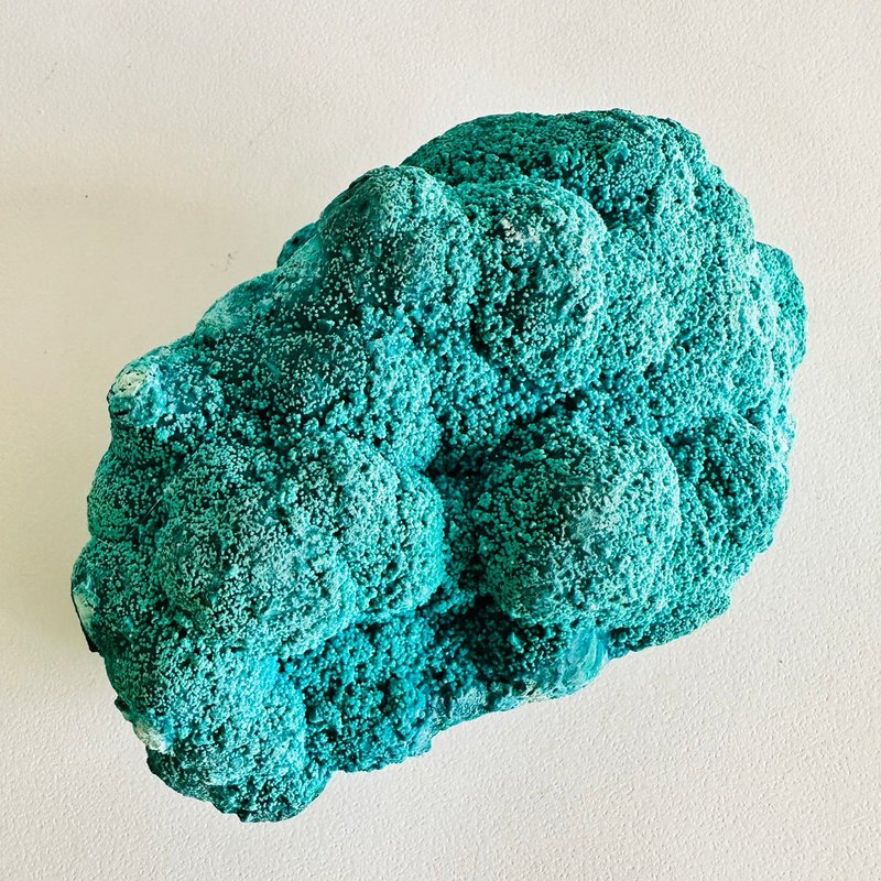 矽孔雀石 鳳凰石 橘4號 原礦礦標 寶石收藏 心想事成 靈性提升 - 擺飾/家飾品 - 其他材質 藍色