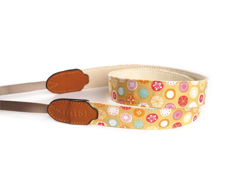 Neck Strap Yellow Candy - Camera Straps & Stands - Cotton & Hemp Multicolor