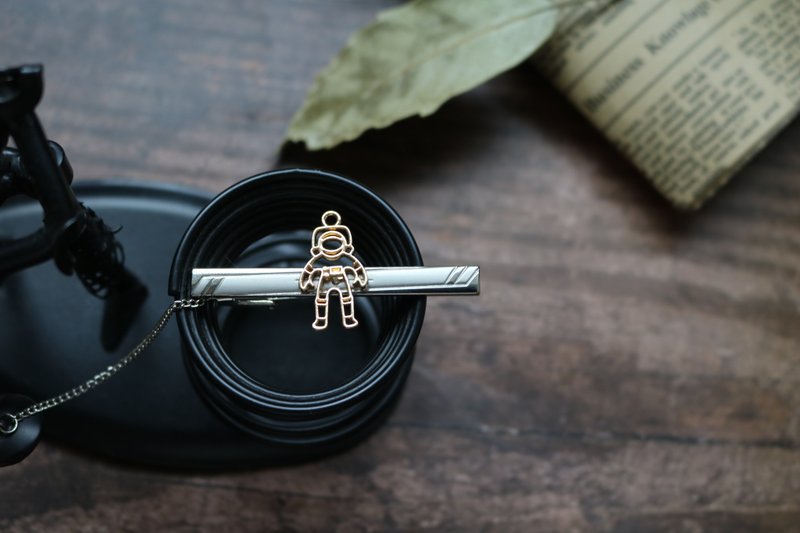 金属宇航员领带夹文青挚爱Tie clip - 領帶/領帶夾 - 其他金屬 多色