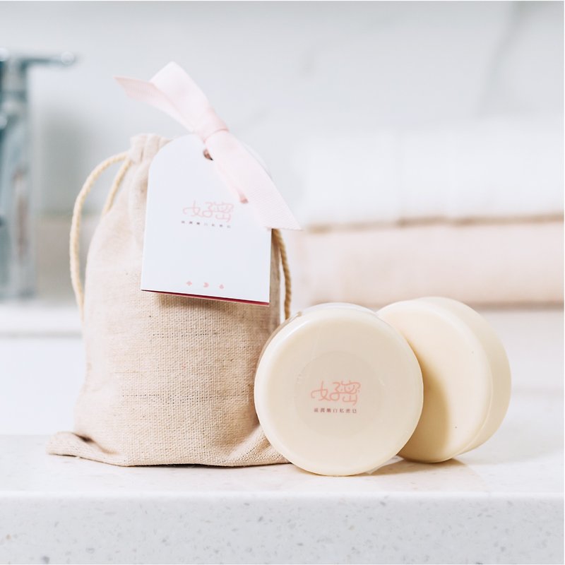 Haomi Soap Moisturizing and Whitening Private Soap 1 pc - ผลิตภัณฑ์ดูแลจุดซ่อนเร้น - วัสดุอื่นๆ ขาว