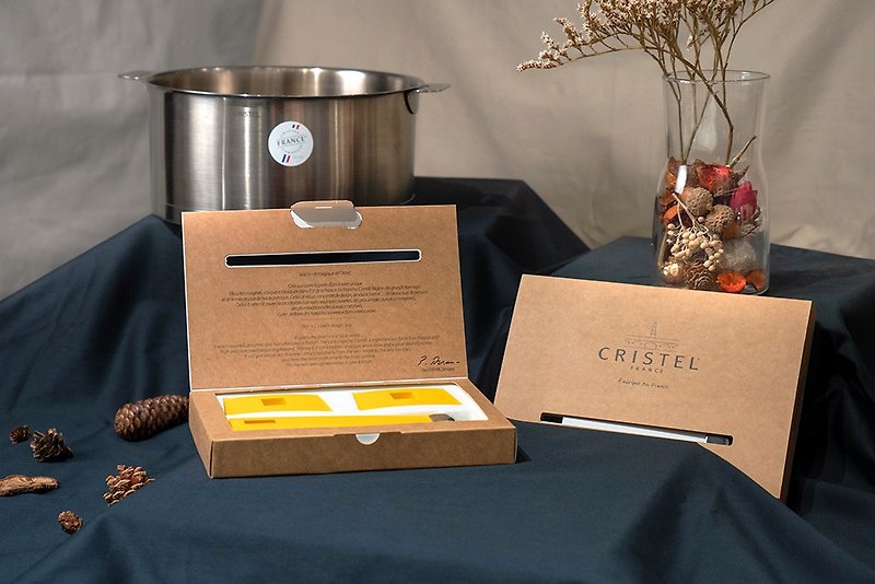 French Cristel pot handle exquisite set - Cookware - Resin Multicolor