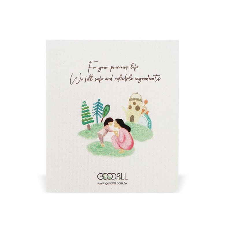 GoodFill natural wood pulp cotton environmentally friendly wipes - เครื่องครัว - วัสดุอีโค ขาว