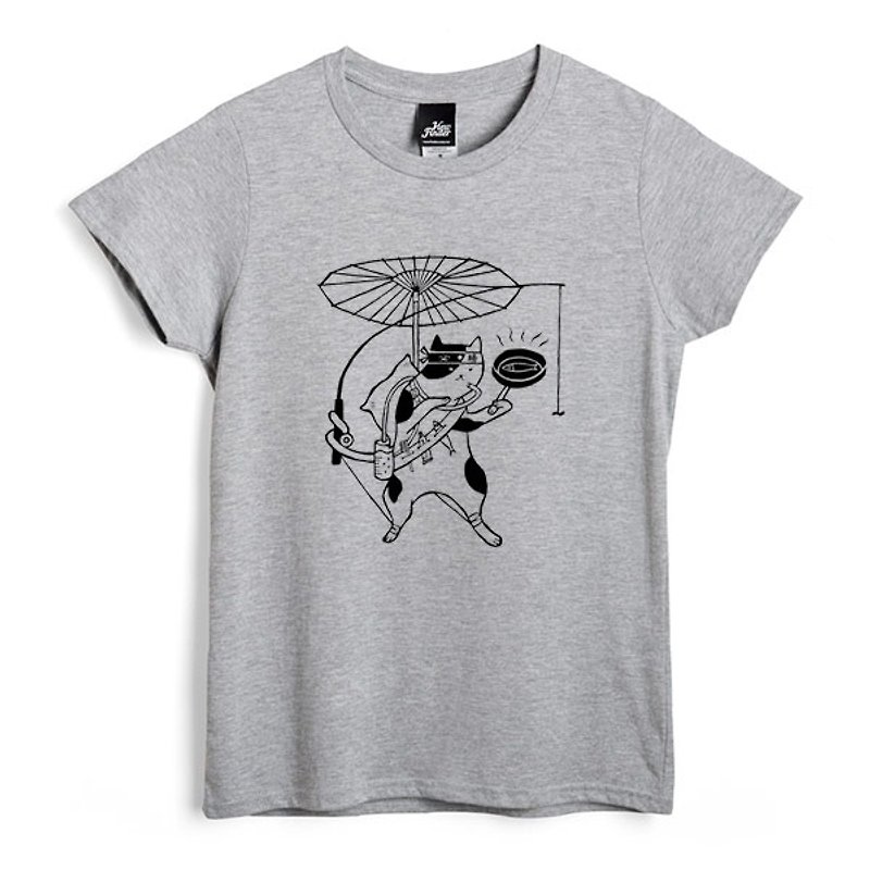 Wandering knight - Deep Heather Grey - Women's T-Shirt - Women's T-Shirts - Cotton & Hemp 