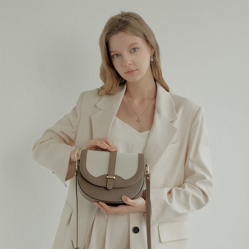 Bag to Basics 韓國製 CAMILA 馬鞍包包 (COMBI - 側背包/斜孭袋 - 人造皮革 