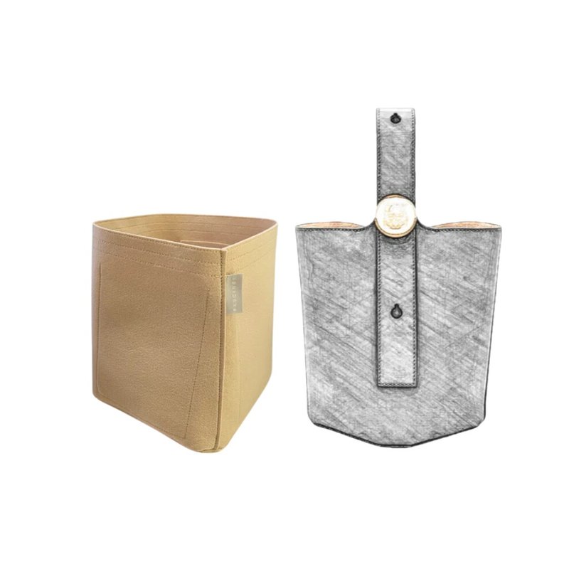 【香港製造】Bag Organizer - Loewe Pebble Bucket Medium - 化妝包/收納袋 - 其他材質 多色