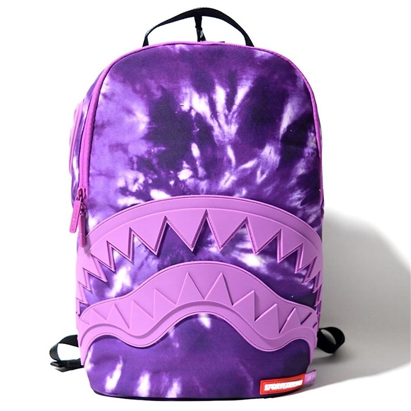 [SPRAYGROUND]DLX Purple Haze Purple Shark Trend Notebook Back Backpack - Backpacks - Other Materials Purple