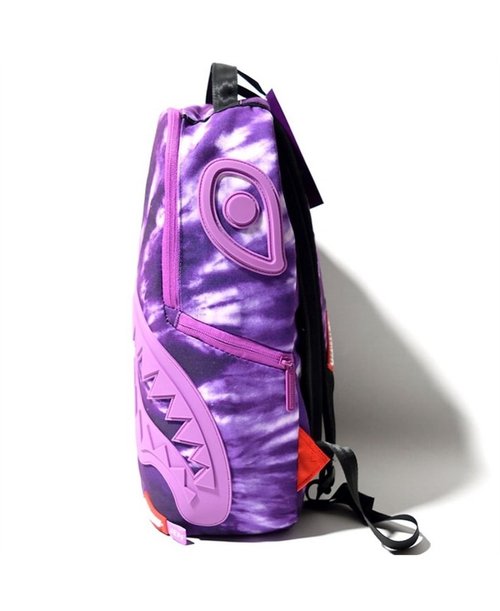 Sprayground shark tongue on sale remix purple backpack