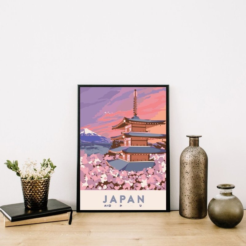 日本  創意數字油畫 【高手挑戰款】20x30 - 插畫/繪畫/寫字 - 其他材質 