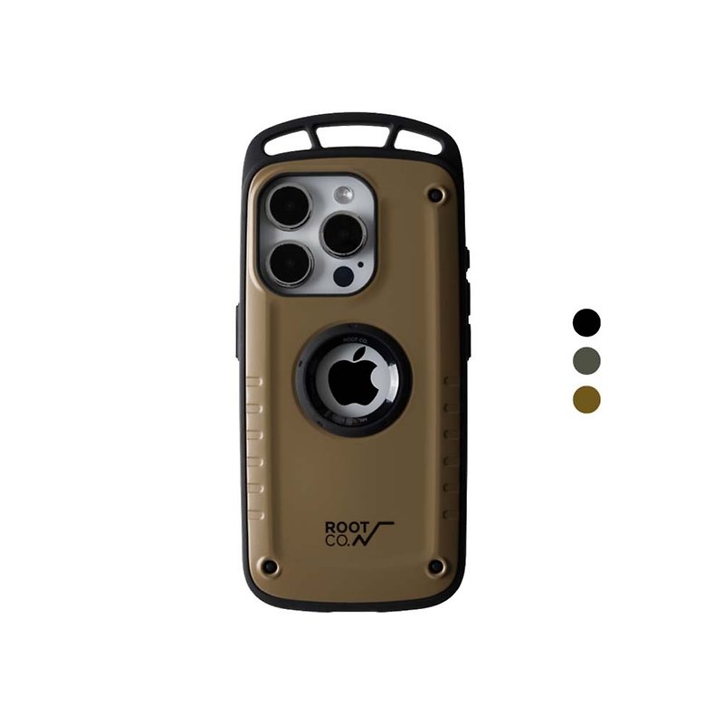 Japan ROOT CO. iPhone 15 Pro Max single hook anti-fall phone case - three colors in total - เคส/ซองมือถือ - พลาสติก 