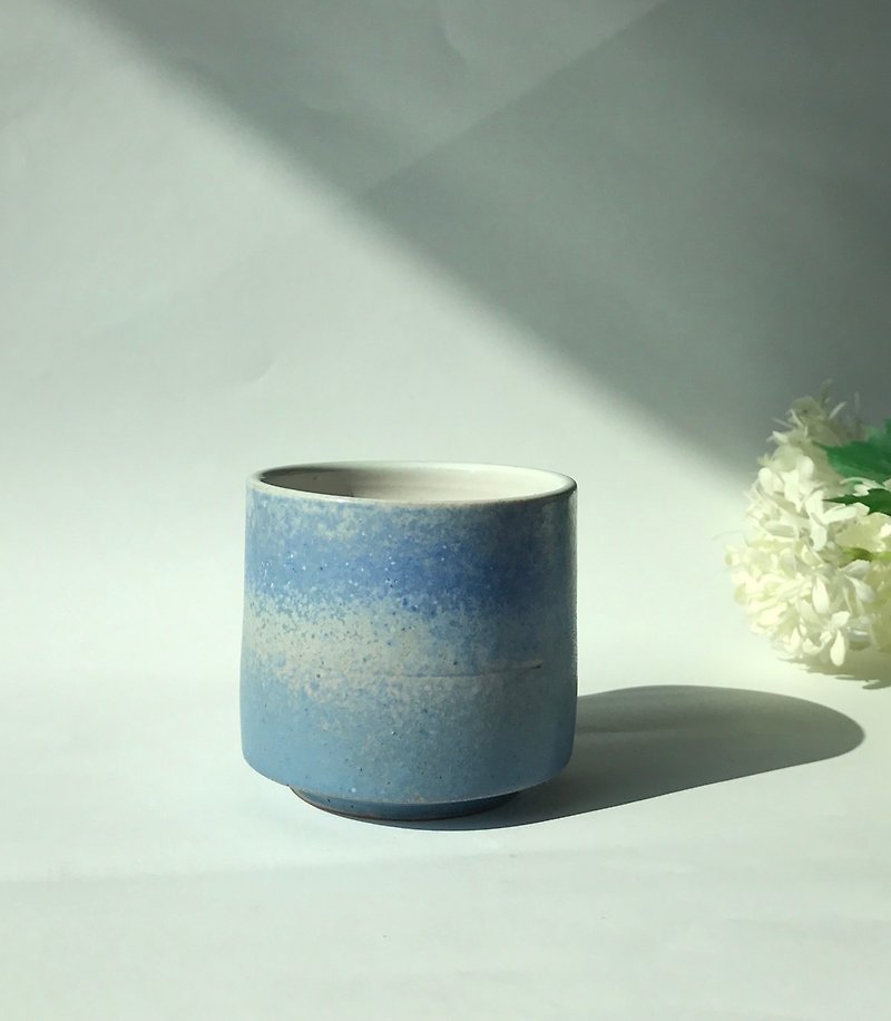Blue color cups - แก้วมัค/แก้วกาแฟ - ดินเผา สีน้ำเงิน