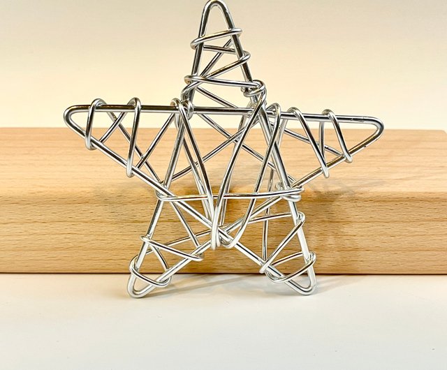wirelover ワイヤーアート オブジェ 星 アルミワイヤー ラタンボール