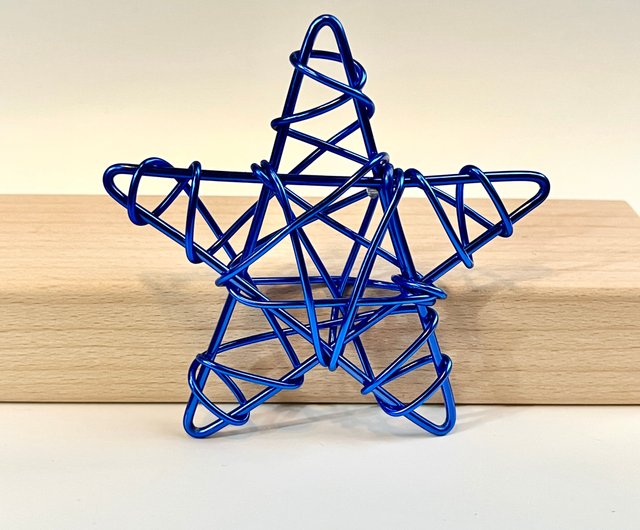 wirelover ワイヤーアート オブジェ 星 アルミワイヤー ラタンボール
