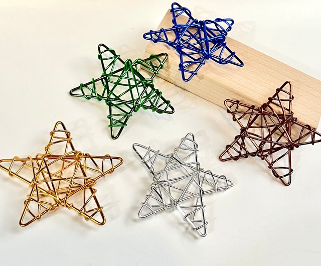 wirelover ワイヤーアート オブジェ 星 アルミワイヤー ラタンボール
