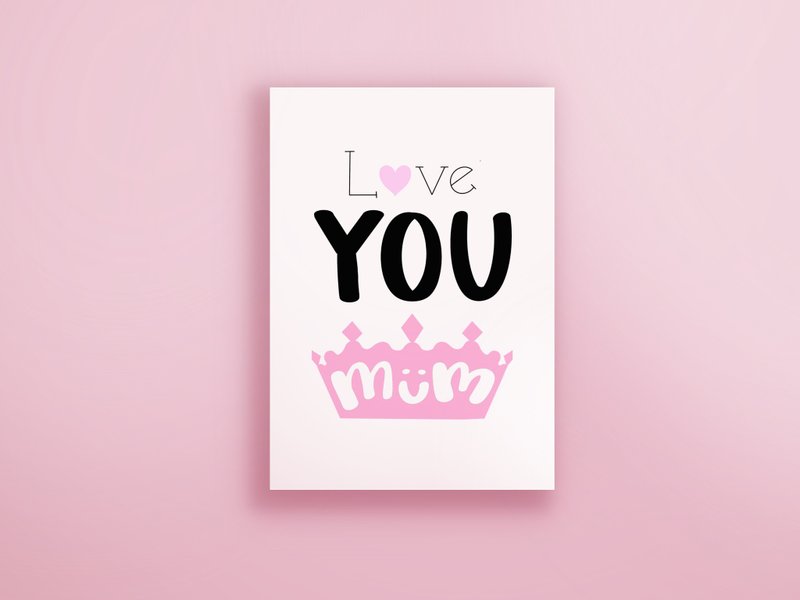 Printable Mother's Day Card - 電子喜帖/賀卡/邀請函 - 其他材質 