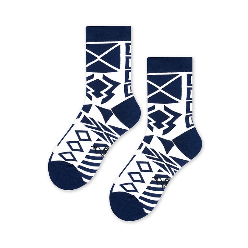 【in Pairs】Totem | Socks - ถุงเท้า - ผ้าฝ้าย/ผ้าลินิน หลากหลายสี