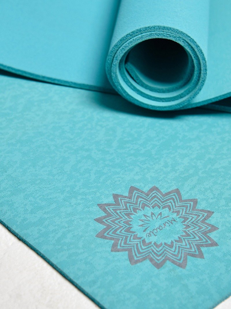 MIRACLE Murray leather │ NAC into the custom-made exercise mat sky wings 5mm - Yoga Mats - Rubber 